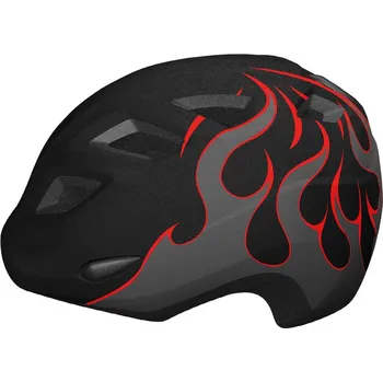 Cyklistická přilba MET Elfo plameny/černá 46-53