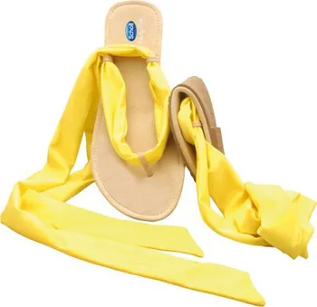 Dámské sandále Scholl Pocket Ballerina Sandals žluté/černé