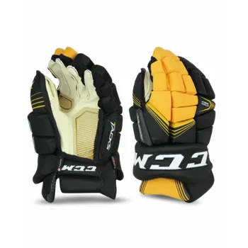 Hokejové rukavice CCM Super Tacks SR černé-bílé