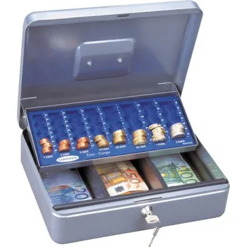 Příruční pokladna Rottner Wien stříbrná