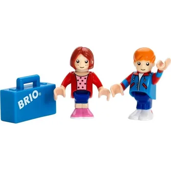 Figurka Brio 33309 Panáček a panenka s kufrem