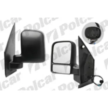 Auto zrcátko Zpětné zrcátko TRANSIT / TOURNEO CONNECT 03-09 elektrické