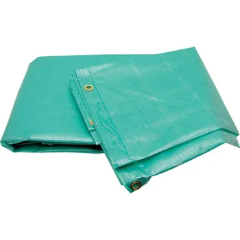 Síť na náklad Zakrývací nepromokavá plachta s oky 8 x 10 m na seno, slámu, dřevo, přívěsný vozík 210g/m2