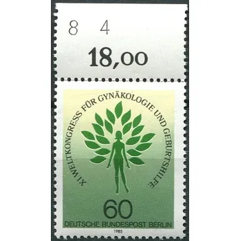 Poštovní známka Deutsche Bundespost Berlin (1985) MiNr. 742 ** - Berlín - západní - Porodnicko-gynekologický kongres
