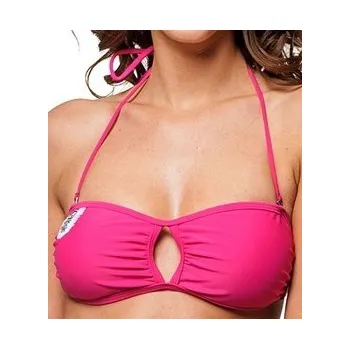 Dámské plavky Plavky Horsefeathers Barbados Bandeau pink XL