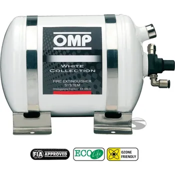 Hasicí přístroj OMP hasicí systém s el. spouštěčem a hliníkovou nádobou, 2,8 litru WHITE COLLECTION
