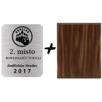 Poháry.com Dřevěná plaketa 5105GS