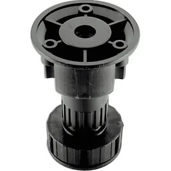 Nábytkové kování Soklová dvojdílná nábytková rektifikační nožka výška soklu 80mm