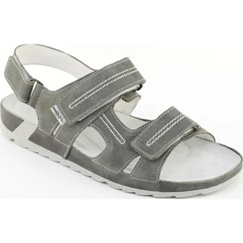 Dámská zdravotní obuv MEDISTYLE IVAN 7I-J26/1 sandál šedý, šedá - 47