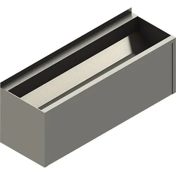 SLUN 10PA - Antivandalový nerezový žlab hranatý celoopláštěný, délka 125 cm 73109