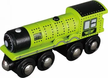 Vláček a vláčkodráha Maxim Parní lokomotiva zelená