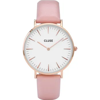 Hodinky Cluse La Bohème Rose Gold White/Pink