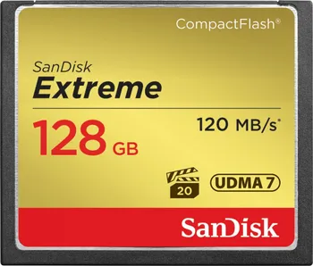 Paměťová karta SanDisk Extereme CompacFlash 128 GB UDMA7 (SDCFXSB-128G-G46)