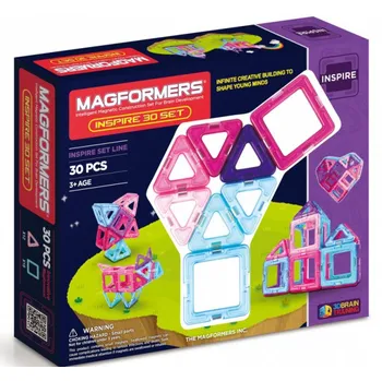 Stavebnice Magformers Magformers Pastelle Set 30 dílků