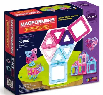 Stavebnice Magformers Magformers Pastelle Set 30 dílků