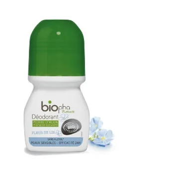 BioPha Lněný květ W deodorant roll-on 50 ml