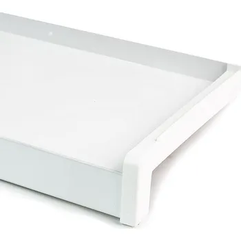 Parapet Parapet vnější pozinkovaný - šířka 360 mm Barva: Bílá