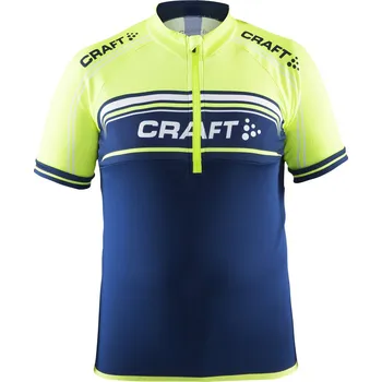 cyklistický dres Craft Bike Logo modrý/zelený