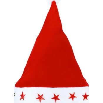 Karnevalový doplněk Rappa Čepice vánoční blikající hvězdičky