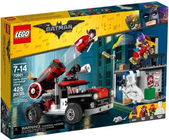 Stavebnice LEGO LEGO Batman Movie 70921 Harley Quinn a útok dělovou koulí