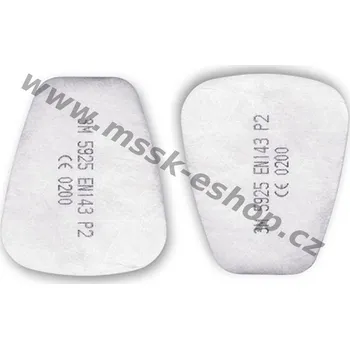 Plynová maska 3M Předfiltr P2 sada 5925