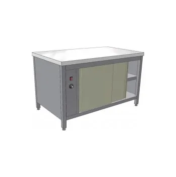 Digestoř Nerezový vyhřívaný stůl - režon (šířka 600mm), rozměry: Příplatek za prokládací provedení