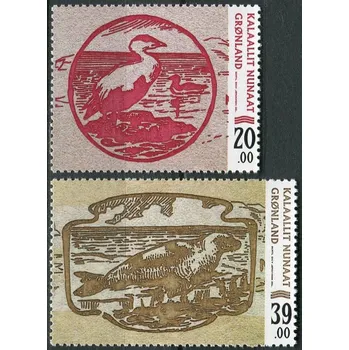 Poštovní známka (2017) MiNr. 758 - 759 ** - Grónsko - Staré bankovky (I)