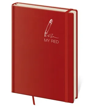 Zápisník Helma 365 My Red S tečkovaný