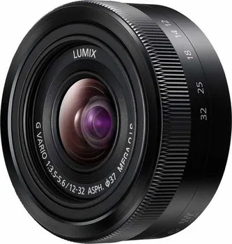 Objektiv PANASONIC 12-32 mm f/3.5-5.6 MEGA O.I.S černý