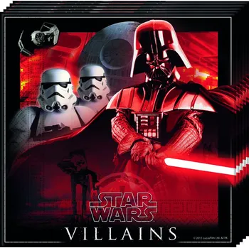 Papírový ubrousek STAR WARS ubrousky 20 ks, 33 cm x 33 cm