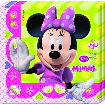 Papírový ubrousek MINNIE ubrousky 20 ks, 33 cm x 33 cm