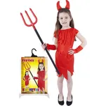 Rappa Šaty čertice červené 116-128 cm