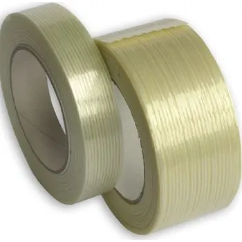 Lepicí páska Lepící páska filamentní s podélnými skelnými vlákny 50 mm x 50 m
