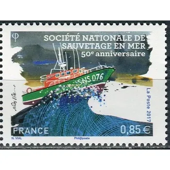 Poštovní známka Post France (2017) MiNr. 6753 ** - Francie - 50 let Národní mořská záchrana (SNSM)