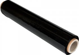 Průtažná stretch - fixační fólie na palety černá 50 cm, 23 µm, 2,1 kg (1 ks)