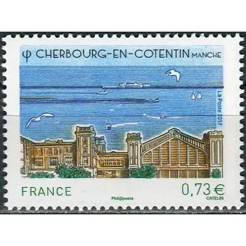 Poštovní známka Post France (2017) MiNr. 6789 ** - Francie - Cestovní ruch - Cherbourg-en-Cotentin - Manche