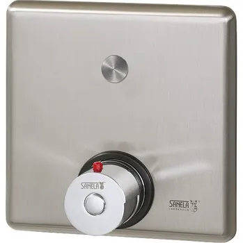 Vodovodní baterie SLZA 20PT - Sprchová armatura s piezo tlačítkem-pro dvě vody, regulace termostatem 88209