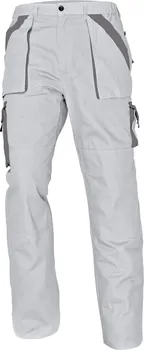 montérky CERVA Max montérkové kalhoty do pasu bílé/šedé