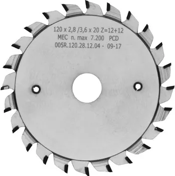 Pilový kotouč IGM Fachmann D120x2,8-3,6 d20 Z12+12 H.6