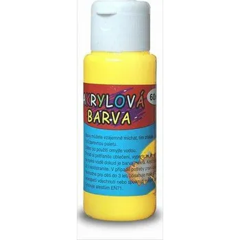 Speciální výtvarná barva Akrylová barva 60ml- žlutá