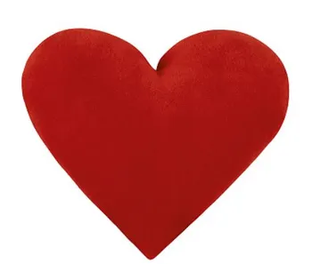 Dekorativní polštářek Bellatex Červené Srdce polštářek 42 x 48 cm