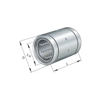 KB12-PP INA lineární kuličkové pouzdro s oboustranným těsněním