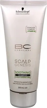 šampón Schwarzkopf Professional BC Bonacure Scalp Genesis Zklidňující šampon pro suchou a citlivou vlasovou pokožku 200 ml