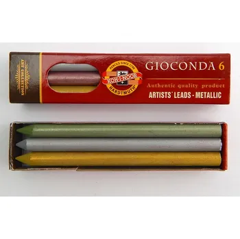 Koh-i-noor Tuhy 4380/6ks metalické 5.6mm x 80 mm 7139