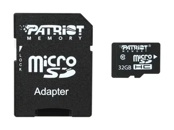 Paměťová karta Patriot LX Micro SDHC 32 GB Class 10 + SD adaptér (PSF32GMCSDHC10)
