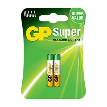 Článková baterie GP Baterie: alkalická 1,5V AAAA Počet čl:2