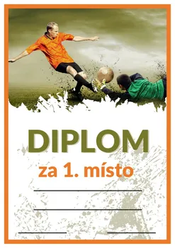 Poháry.com Diplom fotbal D65