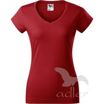 Malfini Tričko dámské Fit V-neck 162 XS 07 - červená