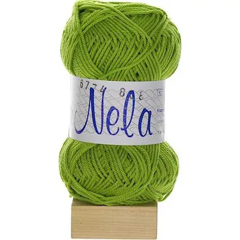 Příze Niťárna Česká Třebová Nela zelené jablko 6774