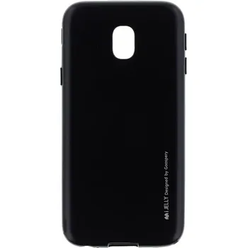 Pouzdro na mobilní telefon Goospery Mercury i-Jelly pro Samsung J330 Galaxy J3 2017 černé